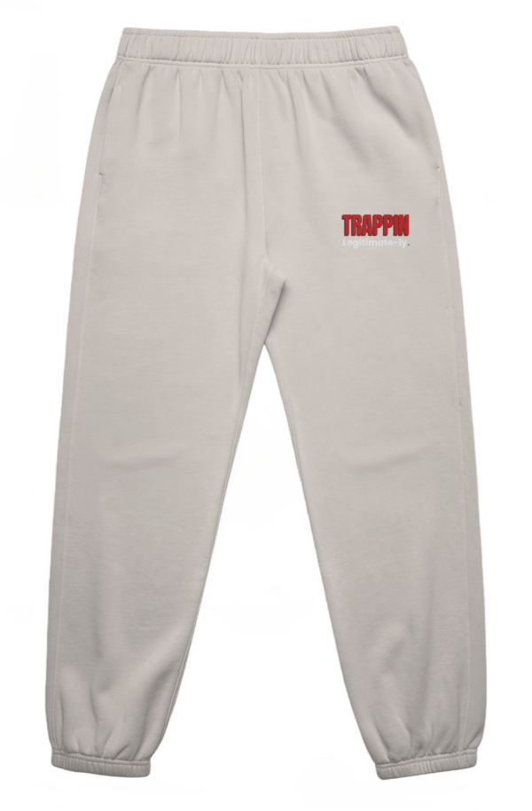 Trappin Legitimate-ly. Faded Track Pants